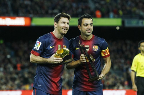 メッシとシャビ