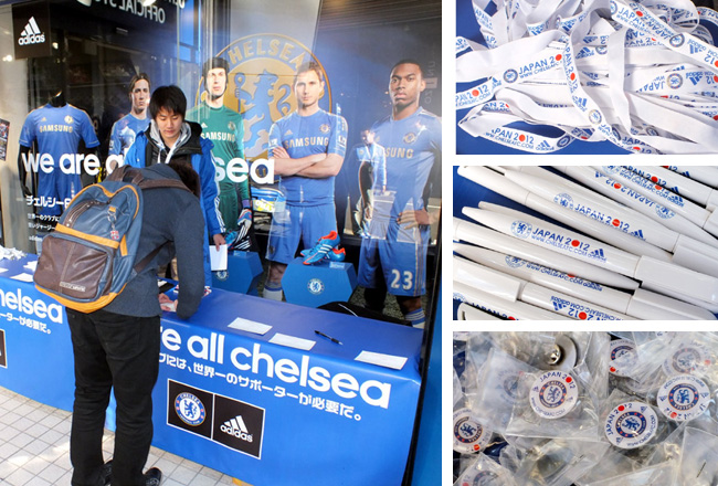 チェルシー欧州制覇の証“UEFA チャンピオンズリーグトロフィー”がKAMO渋谷店で公開