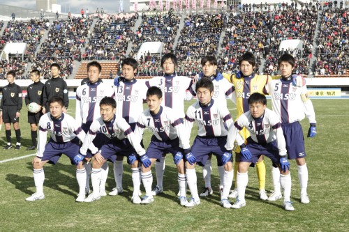 2012.12.31 第91回全国高校サッカー選手権1回戦　青森山田（青山） 1（4PK2）1 野洲（滋賀）