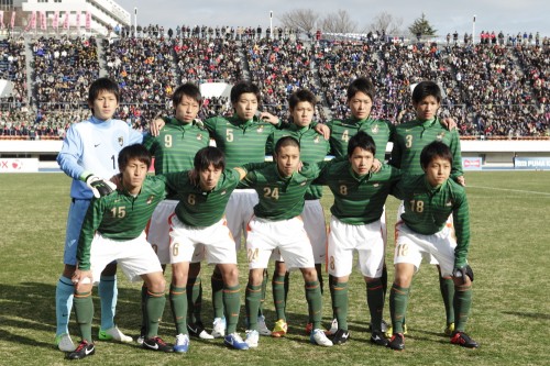 2012.12.31 第91回全国高校サッカー選手権1回戦　青森山田（青山） 1（4PK2）1 野洲（滋賀）