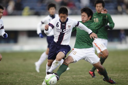 2012.12.31 第91回全国高校サッカー選手権1回戦　青森山田（青山） 1（4PK2）1 野洲（滋賀）