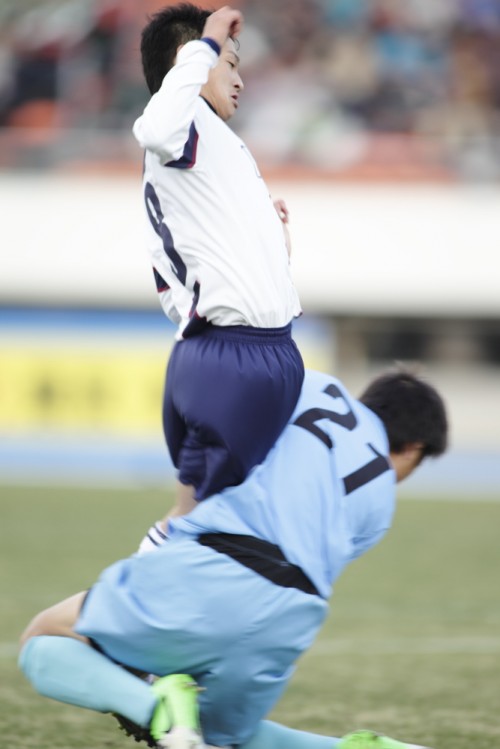 2012.12.31 第91回全国高校サッカー選手権1回戦　青森山田（青山） 1（4PK2）1 野洲（滋賀）