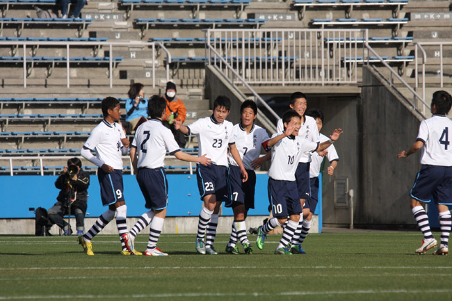 2012.12.31 第91回全国高校サッカー選手権1回戦　西目（秋田） 1－3 米子北（鳥取）