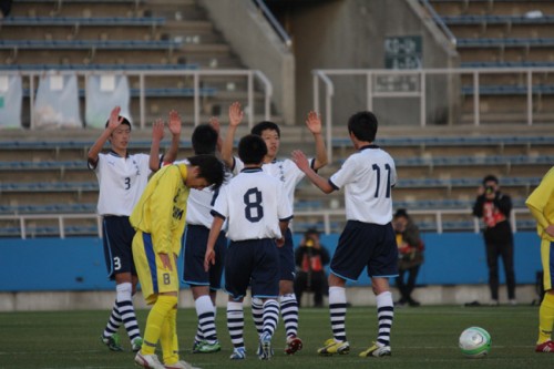 2012.12.31 第91回全国高校サッカー選手権1回戦　西目（秋田） 1－3 米子北（鳥取）