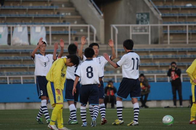 2012.12.31 第91回全国高校サッカー選手権1回戦　西目（秋田） 1－3 米子北（鳥取）