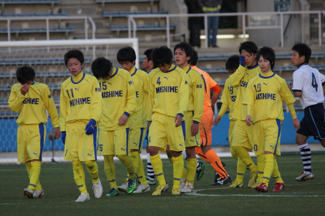 2012.12.31 第91回全国高校サッカー選手権1回戦　西目（秋田） 1－3 米子北（鳥取）