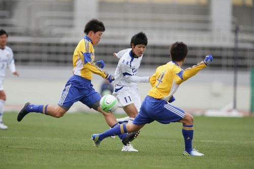 2012.12.31 第91回全国高校サッカー選手権1回戦　鹿島学園（茨城） 3-4 鹿児島城西（鹿児島）