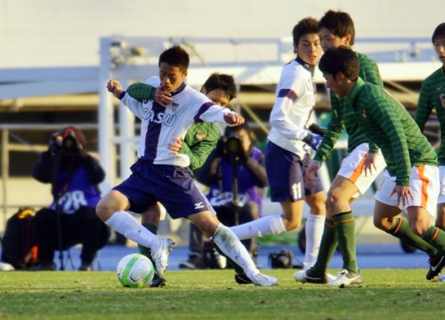 2012.12.31 第91回全国高校サッカー選手権1回戦　青森山田（青山） 1（4PK2）1 野洲（滋賀）
