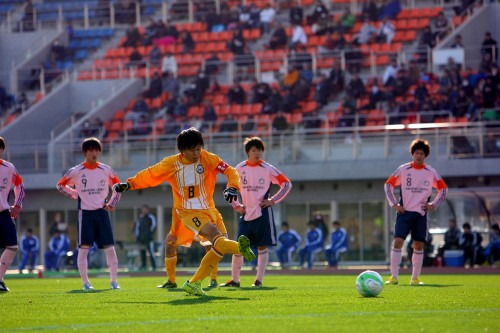 2013.1.2 第91回全国高校サッカー選手権2回戦　佐野日大（栃木） 1（5PK4）1 香芝（奈良）