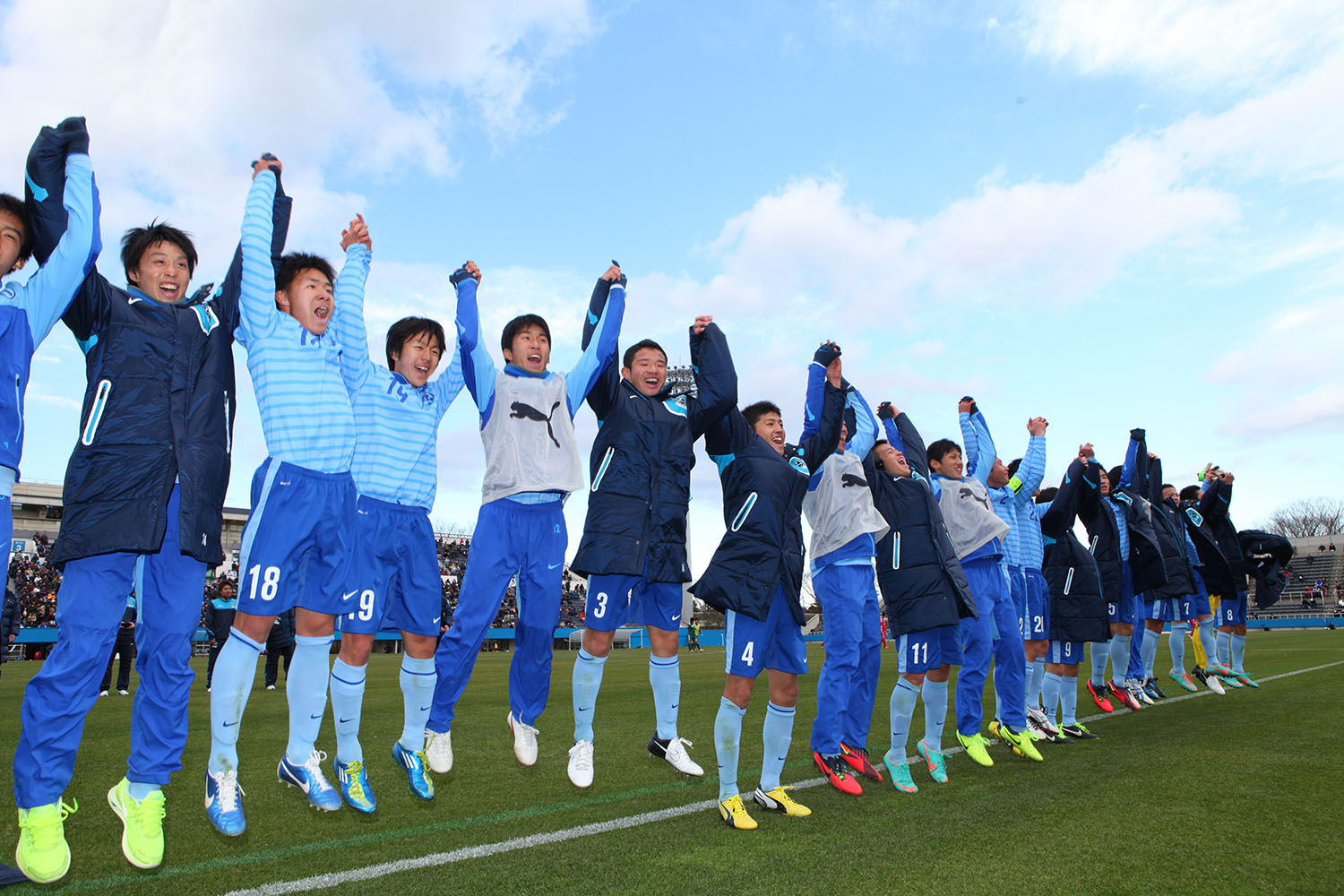 2013.1.3 第91回全国高校サッカー選手権3回戦　佐賀商（佐賀） 0-3 桐光学園（神奈川）