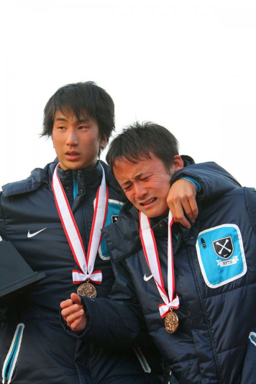 2013.1.12 第91回全国高校サッカー選手権大会三位表彰式