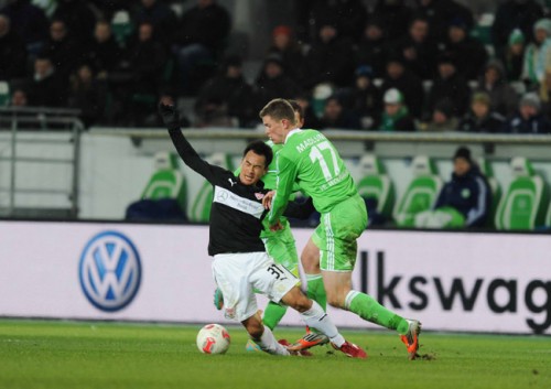 2013.1.19 ブンデスリーガ第18節 ヴォルフスブルク 2-0 シュトゥットガルト