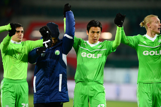 2013.1.19 ブンデスリーガ第18節 ヴォルフスブルク 2-0 シュトゥットガルト