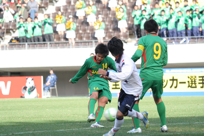 2013.1.3 第91回全国高校サッカー選手権3回戦　作陽（岡山） 5-2 滝川第二（兵庫）