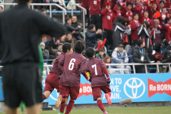 2013.1.5 第91回全国高校サッカー選手権準々決勝　帝京長岡（新潟） 1-2 京都橘（京都）