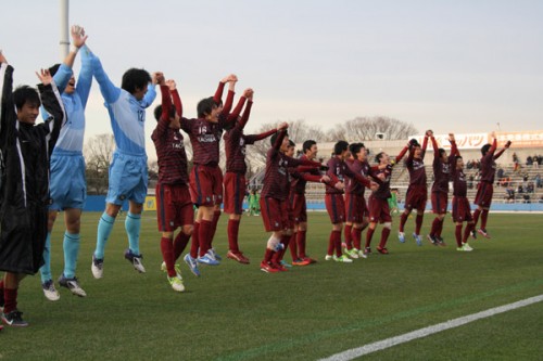 2013.1.5 第91回全国高校サッカー選手権準々決勝　帝京長岡（新潟） 1-2 京都橘（京都）