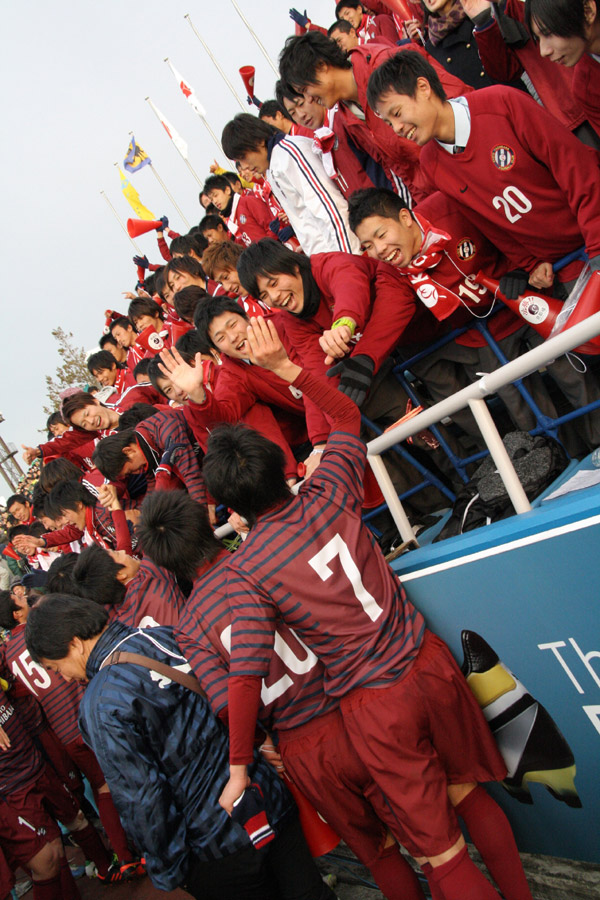 2013.1.5 第91回全国高校サッカー選手権準々決勝　帝京長岡（新潟） 1-2 京都橘（京都）