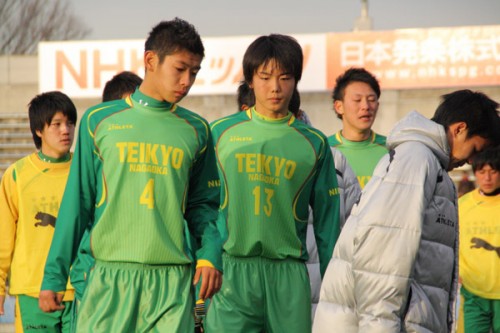 2013.1.5 第91回全国高校サッカー選手権準々決勝　帝京長岡（新潟） 1-2 京都橘（京都）