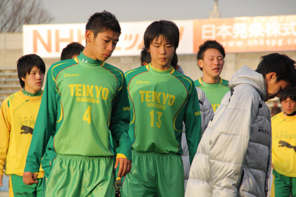 2013.1.5 第91回全国高校サッカー選手権準々決勝　帝京長岡（新潟） 1-2 京都橘（京都）