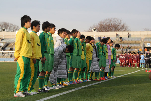 2013.1.5 第91回全国高校サッカー選手権準々決勝　帝京長岡（新潟） 1-2 京都橘（京都）