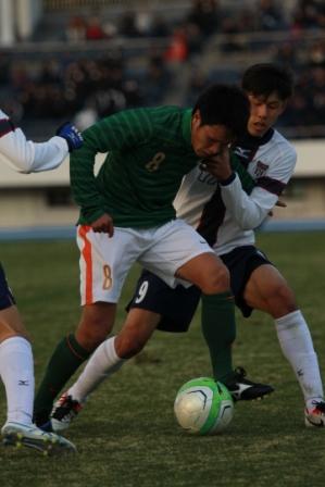 2012.12.31 第91回全国高校サッカー選手権1回戦　青森山田（青山） 1（4PK2）1 野洲（滋賀）