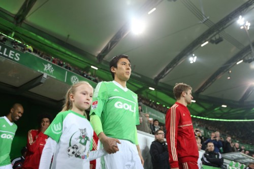 2013.2.15 ブンデスリーガ第22節 ヴォルフスブルク 0－2 バイエルン