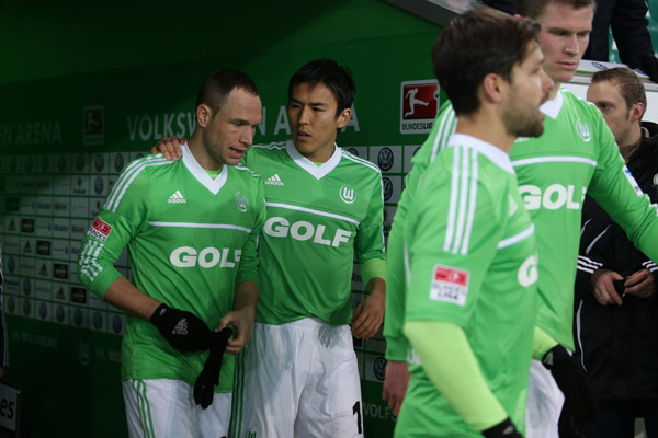 2013.2.15 ブンデスリーガ第22節 ヴォルフスブルク 0－2 バイエルン