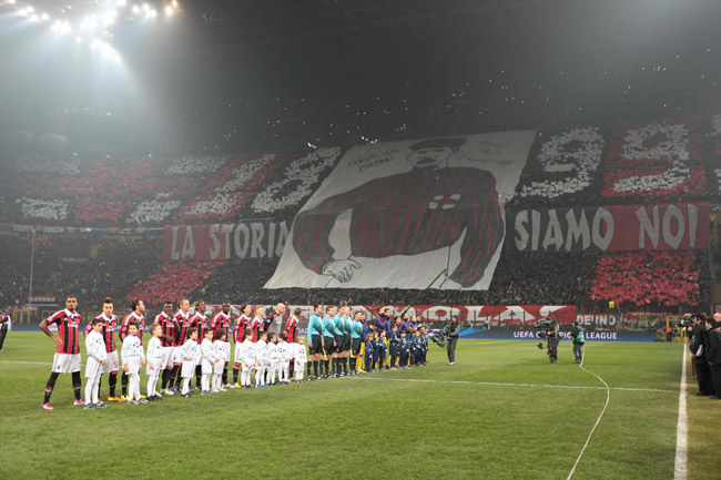 2013.2.20 チャンピオンズリーグ決勝トーナメント1回戦 1st leg ミラン 2－0 バルセロナ