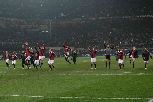 2013.2.20 チャンピオンズリーグ決勝トーナメント1回戦 1st leg ミラン 2－0 バルセロナ