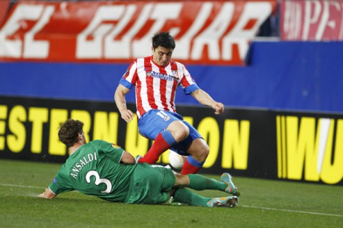 2013.2.14 ヨーロッパリーグ決勝トーナメント1回戦第1戦 アトレティコ・マドリード 0－2 ルビン