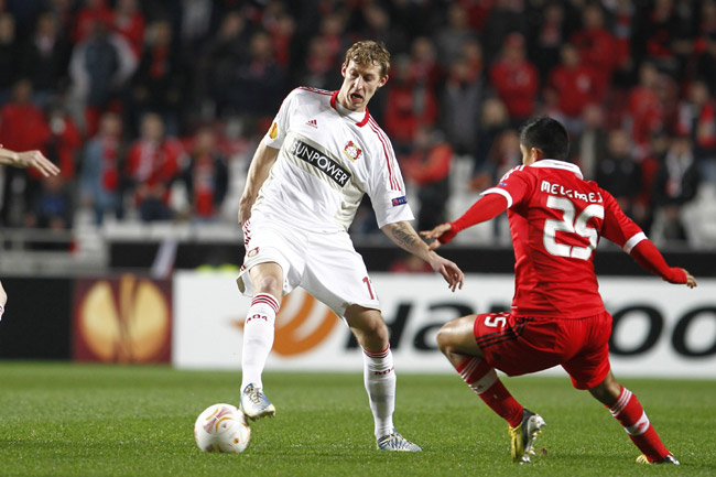 2013.2.21 ヨーロッパリーグ決勝トーナメント1回戦2nd leg ベンフィカ 2－1 レヴァークーゼン