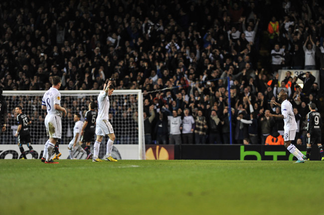 2013.2.14 ヨーロッパリーグ決勝トーナメント1回戦第1戦 トッテナム 2－1 リヨン