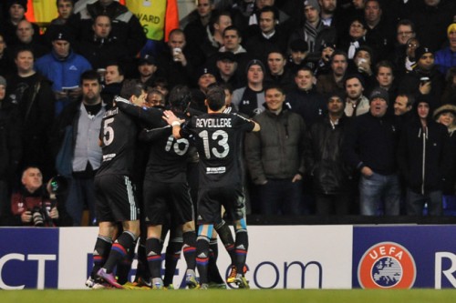 2013.2.14 ヨーロッパリーグ決勝トーナメント1回戦第1戦 トッテナム 2－1 リヨン