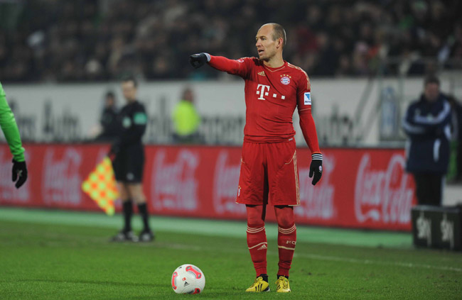 2013.2.15 ブンデスリーガ第22節 ヴォルフスブルク 0－2 バイエルン