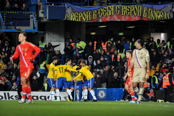 2013.3.26 国際親善試合 ブラジル 1－1 ロシア