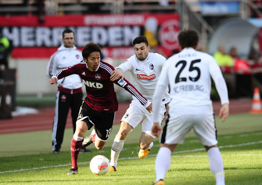 2013.3.2 ブンデスリーガ第24節 ニュルンベルク 1－1 フライブルク