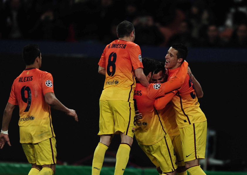 2013.4.2 チャンピオンズリーグ準々決勝1st leg パリSG 2－2 バルセロナ