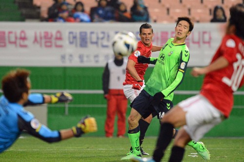 2013.4.9 ACLグループリーグ第4節 全北現代 2－2 浦和