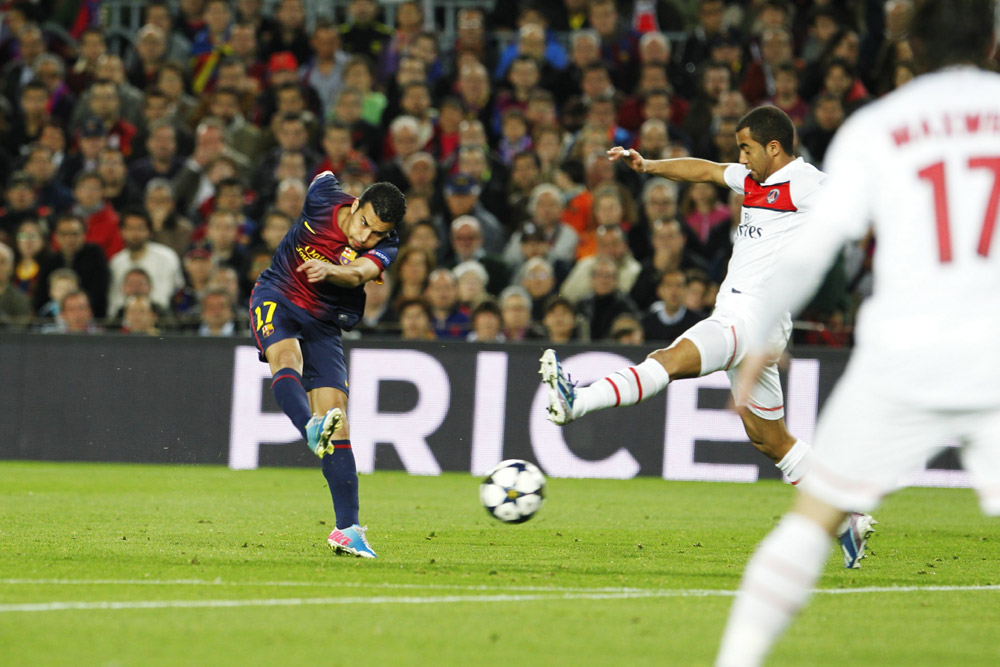 2013.4.10 チャンピオンズリーグ準々決勝2nd leg バルセロナ 1－1 パリSG