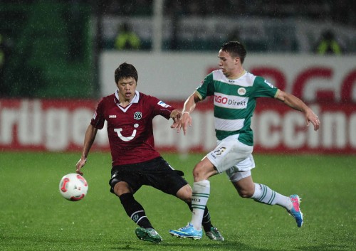 2013.4.26 ブンデスリーガ第31節 グロイター・フュルト 2－3 ハノーファー