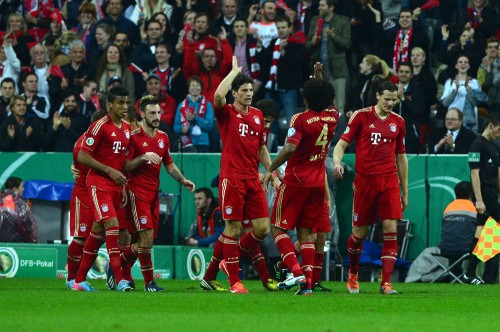 2013.4.16 ドイツ・カップ準決勝 バイエルン 6－1 ヴォルフスブルク