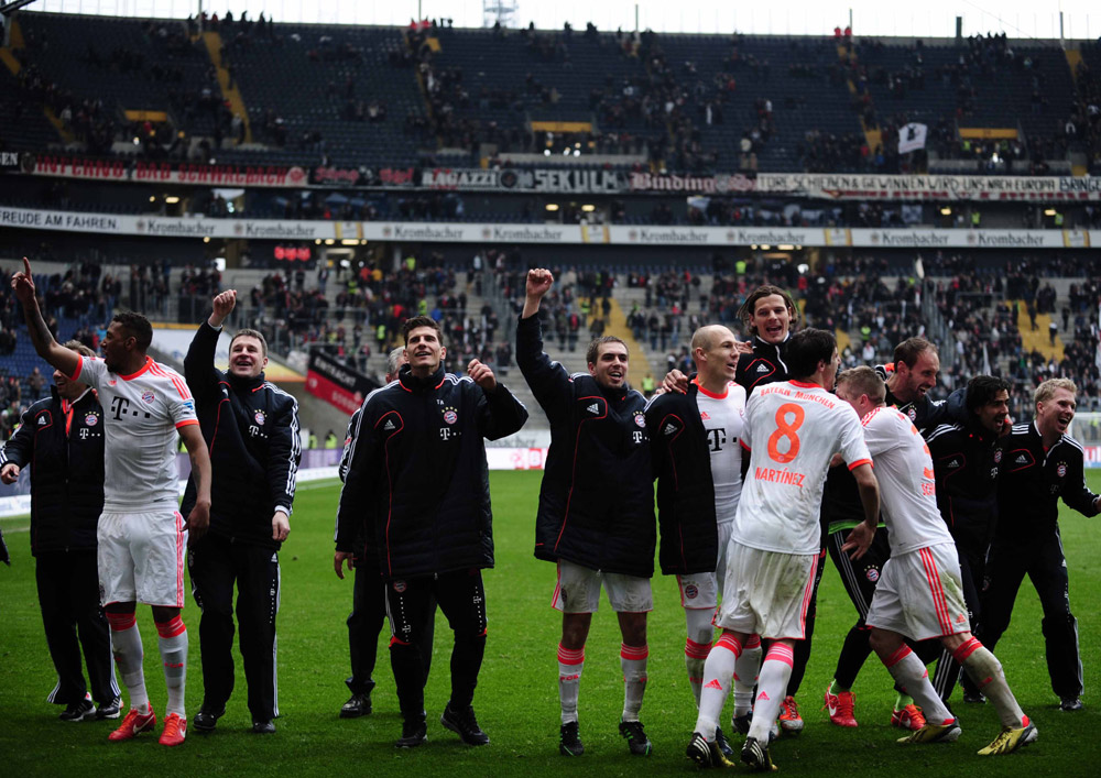 2013.4.6 ブンデスリーガ第28節 フランクフルト 0－1 バイエルン