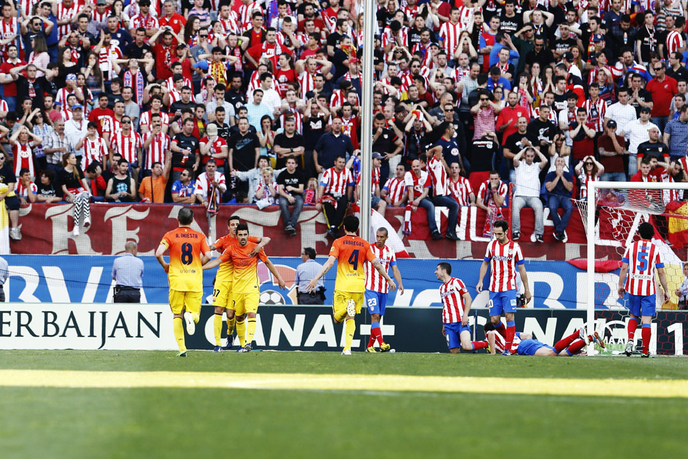 2013.5.12 リーガ・エスパニョーラ第36節 アトレティコ・マドリード 1－2 バルセロナ