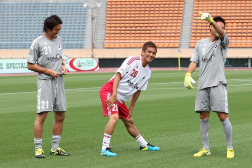 2013.6.15 Jリーグ　東日本大震災復興支援2013Jリーグスペシャルマッチ試合前日練習