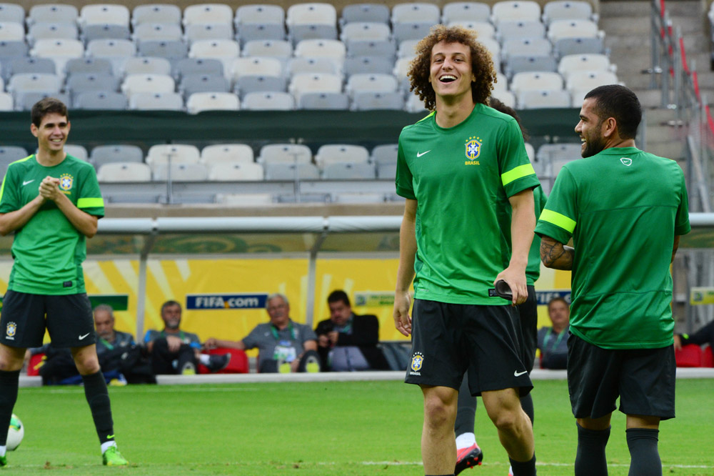 2013.6.26 コンフェデ杯準決勝 ブラジルの前日練習