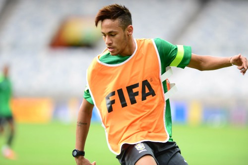 2013.6.26 コンフェデ杯準決勝 ブラジルの前日練習