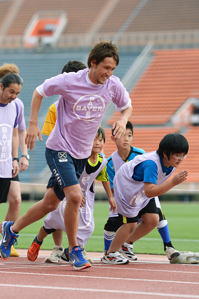 2013.7.6 バイエル薬品「6Minutes Run for CTEPH」イベント／細貝萌