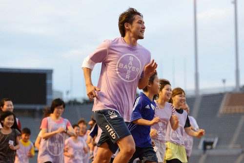 2013.7.6 バイエル薬品「6Minutes Run for CTEPH」イベント／細貝萌