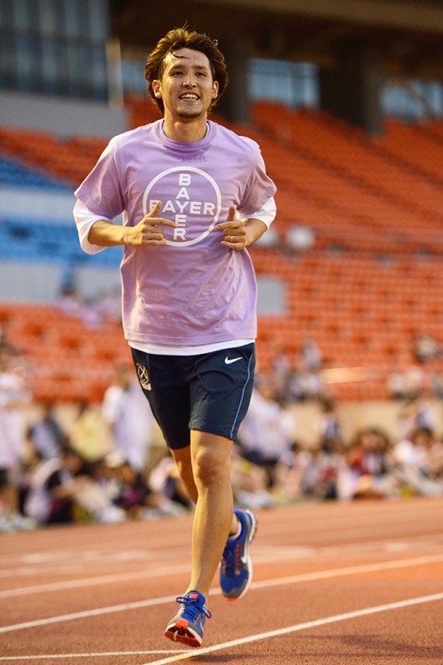 2013.7.6 バイエル薬品「6Minutes Run for CTEPH」イベント／細貝萌