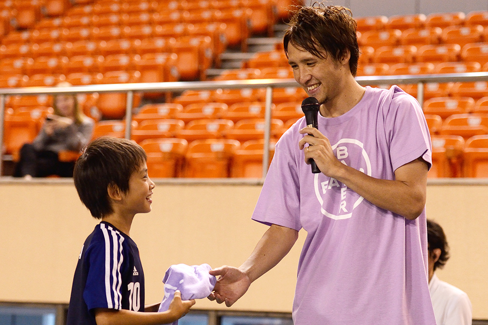 2013.7.6 バイエル薬品「6Minutes Run for CTEPH」イベント／細貝萌